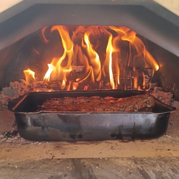 Пицца печь 1000 мм (Русская печь) с дровником