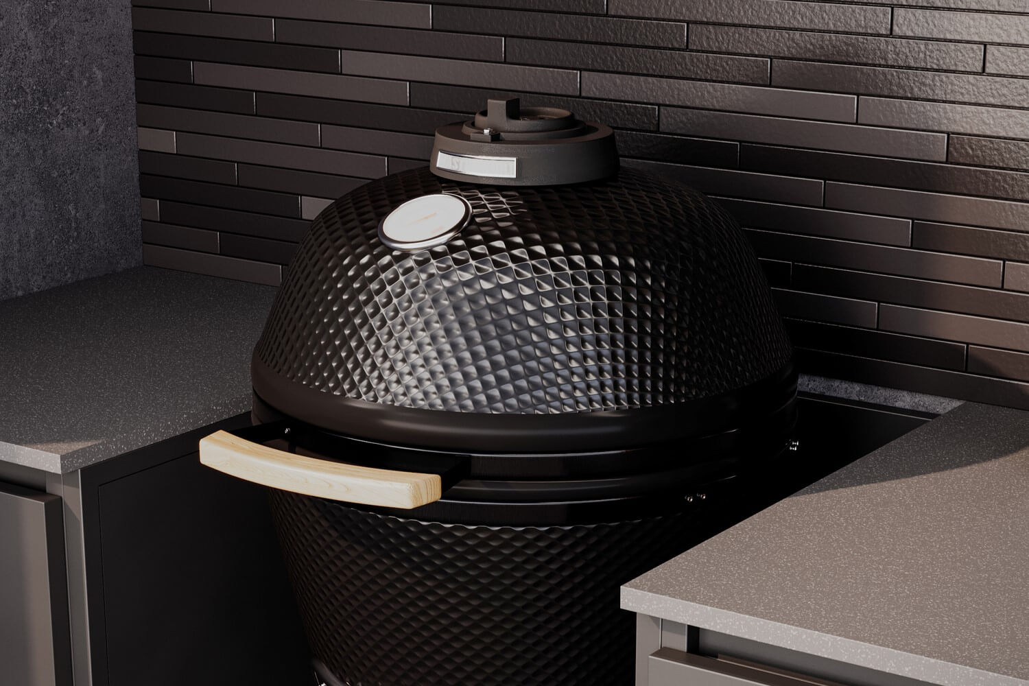 Кухня Astov BBQ № 3 (ширина 3340 мм)