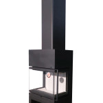 Камин EcoKamin (Экокамин) МАДРИД на дровнике подовый белая футеровка