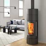 Печь-камин EMBER Oля 1 G (чёрная)