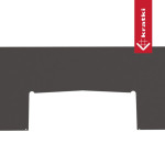 Притопочный лист Kratki KARI/70