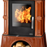 Керамическая печь BAVARIA KI, с кафельным цоколем, с теплообменником, с допуском воздуха