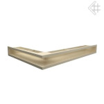 Решетка Kratki Люфт угловая правая бежевая 90