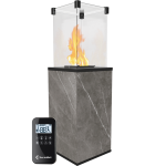 Нагреватель газовый PATIO/MINI/G31/37MBAR/Q/N/P/G - NATURALI PIETRA GREY, пульт