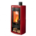 Печь-камин MCZ Quasar Ceramica Bordeaux