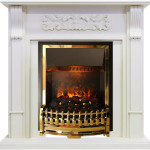 Каминокомплект Venice - Фактурный белый с очагом Atherton Каминокомплект Venice - Фактурный белый с очагом Atherton