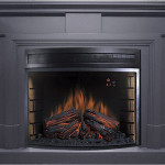 Каминокомплект Coventry Graphite Grey - Серый графит с очагом Dioramic 28 LED FX