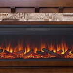 Каминокомплект Chalet 60 - Темный дуб с очагом Vision 60 LOG LED