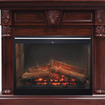 Каминокомплект Sheffield - Темная вишня с очагом Symphony 30'' DF3020-INT