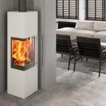 Печь-камин EMBER Стеван 700 XL White (белая)