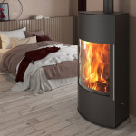 Печь-камин EMBER Гордана 480 L+ black (чёрная)