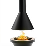 Центральный камин OpenFire SEUS с конической тумбой