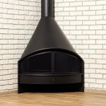 Угловой камин на дровах с дверцами Russia Grill Модель LOFT - 35 Угловой камин на дровах с дверцами Russia Grill Модель LOFT - 35