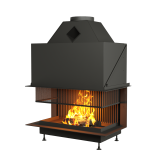 Открытая каминная топка с сеткой ASTOV О3С 97/50