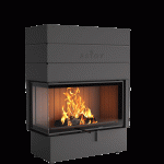 Каминная топка ASTOV П2С 10057 L стекло слева