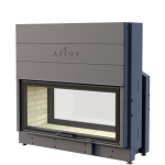 Каминная топка ASTOV ПТ 12057 Тёмная керамика