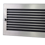 Вентиляционная решетка с жалюзи CB-tec Modern wg3523mesm
