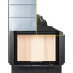 Каминная топка Hoxter HAKA 67/51 h Двойное остекление чугунный дымосборник