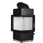 Каминная топка Hoxter ECKA 51/51/51 L Одинарное остекление чугунный дымосборник