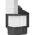 Каминная топка Hoxter ECKA 67/45/51 Lh Двойное остекление чугунный дымосборник