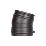 Отвод 15° Schiedel PERMETER 50 чёрный