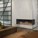 Газовая каминная топка BellFires Corner Bell XL 3 Corner Bell XL 3 R ( с правым стеклом )