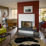 Теплонакопительный камин Schmid S10 Kurz ( низкая версия ) Модель S10 низкая версия в комбинации со столешницей из натурального камня.