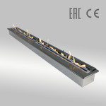 Механический встраиваемый биокамин AirTone SLAM 2000 графит