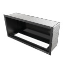 Глухой ( фронтальный ) короб для биокаминов AirTone Frame 1400 цвет по RAL
