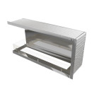 Угловой короб для биокаминов AirTone Frame 1100 зеркало
