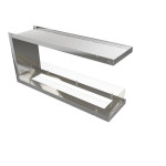 Трёхсторонний вытянутый короб для биокаминов AirTone Frame 2000 зеркало