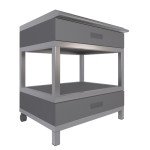 Мобильный модуль со столом