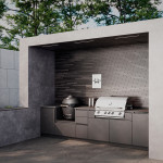 Кухня Astov BBQ № 3 (ширина 3340 мм)