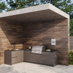 Кухня Astov BBQ № 9 (ширина 1820х2920 мм)