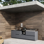 Кухня Astov BBQ № 16 (ширина 3100 мм)