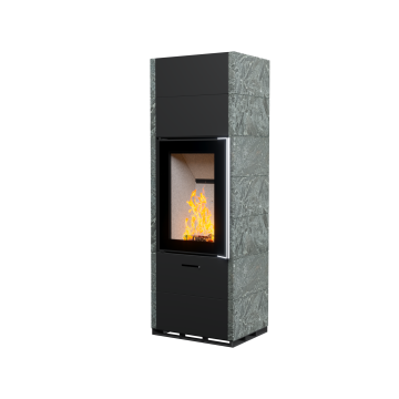 Печь-Камин Astov КИВИ ПК 5070 7МК Пироксенит антик