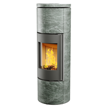 Печь-Камин Astov R1.0 XL К MAX высотой 1500мм камень талькомагнезит
