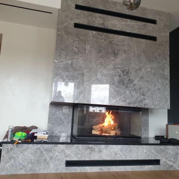 Каминная топка ASTOV П3С 12057 с комплектующими, гильзация канала Каминная топка ASTOV П3С 12057 с комплектующими, гильзация канала