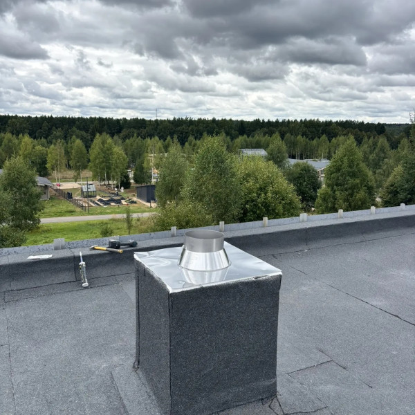 Монтаж каминной топки ASTOV (АСТОВ) П2С 8457 L с комплектующими в дом