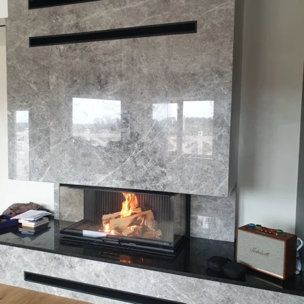 Каминная топка ASTOV П3С 12057 с комплектующими, гильзация канала Каминная топка ASTOV П3С 12057 с комплектующими, гильзация канала