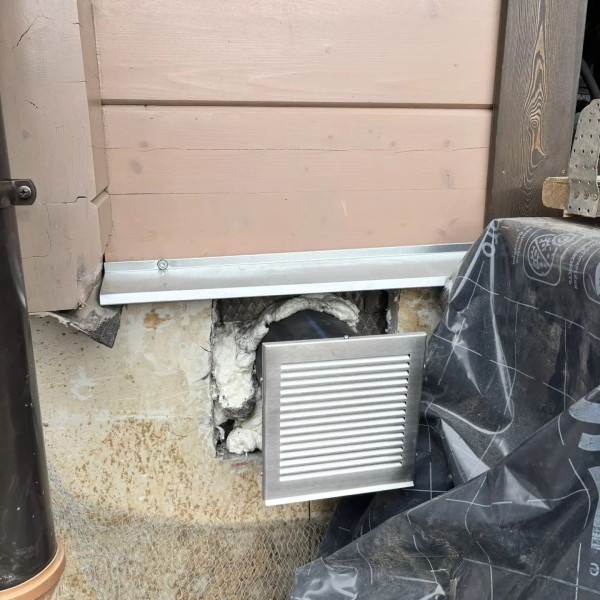 Монтаж каминной топки ASTOV (АСТОВ) П2С 14057 L с комплектующими в деревянном доме