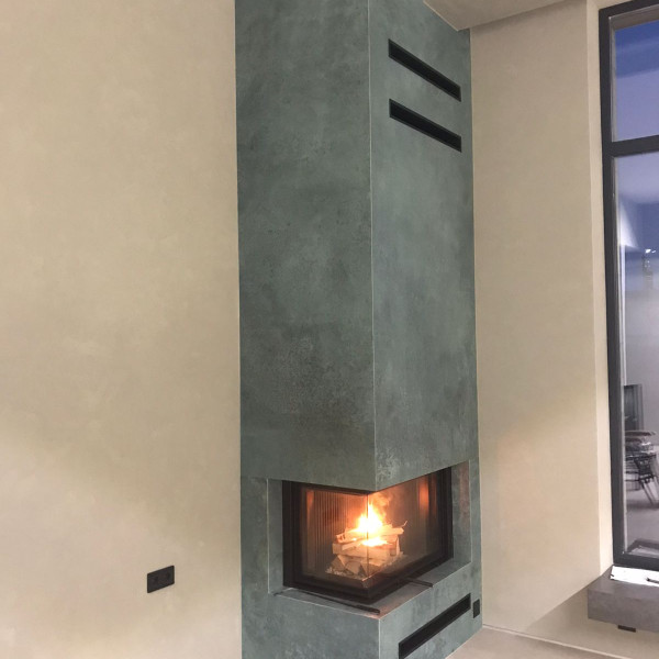 Монтаж каминной топки ASTOV П2С 8457 L с притоком воздуха из вне и комплектующими в дом Монтаж каминной топки ASTOV П2С 8457 L с притоком воздуха из вне и комплектующими в дом