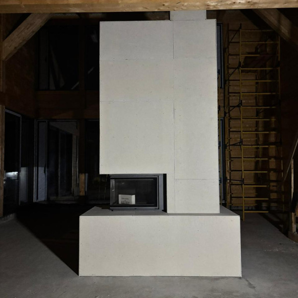 Монтаж каминной топки ASTOV П3С 53(84)57 с комплектующими в деревянном доме Монтаж каминной топки ASTOV П3С 53(84)57 с комплектующими в деревянном доме