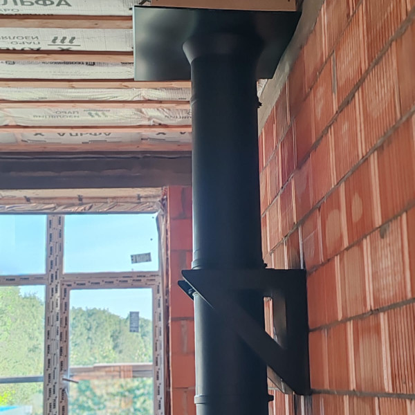 Камин пристенный подвесной на дровах Russia Grill Модель LOFT - 30 монтаж в кирпичном доме Камин пристенный подвесной на дровах Russia Grill Модель LOFT - 30 монтаж в кирпичном доме