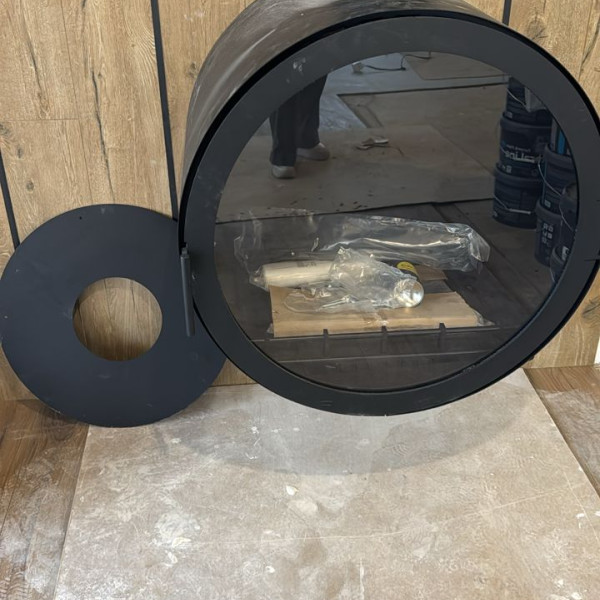 Камин пристенный подвесной на дровах Russia Grill Модель LOFT - 30 монтаж в кирпичном доме Камин пристенный подвесной на дровах Russia Grill Модель LOFT - 30 монтаж в кирпичном доме