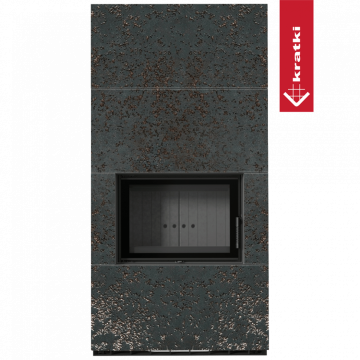 Каминокомплект Kratki PRO FLOKI OXIDE NERO