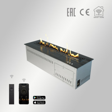 Автоматический встраиваемый биокамин AirTone ANDALLE 600 графит