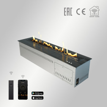 Автоматический встраиваемый биокамин AirTone ANDALLE 760 графит