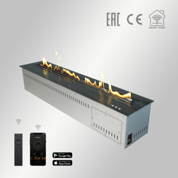 Автоматический встраиваемый биокамин AirTone ANDALLE 900 графит