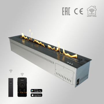 Автоматический встраиваемый биокамин AirTone ANDALLE 1000 графит